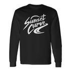 Sunset Curve Band Langarmshirts