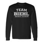 Team Biehl Proud Family Last Name Langarmshirts