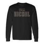 Team Eichel Nachname Stolze Familie Nachname Langarmshirts