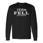 Team Fell Proud Family Name Surname Langarmshirts