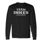 Team Innes Stolzer Familienname Nachname Geschenk Langarmshirts