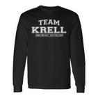 Team Krell Proud Family Last Name Langarmshirts