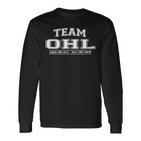 Team Ohl Proud Family Last Name Langarmshirts