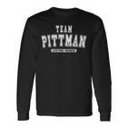 Team Pittman Lifetime Member Family Last Name Langarmshirts