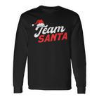 Team Santa Christmas Langarmshirts