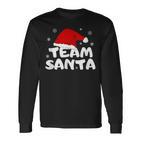 Team Santa Xmas Christmas Langarmshirts