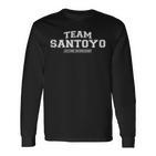 Team Santoyo Stolzer Familienname Nachname Geschenk Langarmshirts