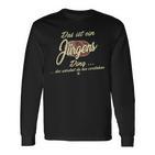 With Text 'Das Ist Ein Jürgens Ding' Langarmshirts