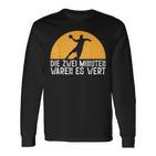 Two Minutes Waren Es Wert Handball Player Hanballer Langarmshirts