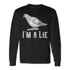 Vintage I Am A Lie Bird Aren't Real Spies Great Langarmshirts