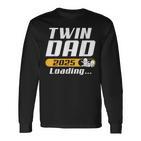 Werdender Papa Twin Dad 2025 Loading Twin Dad Langarmshirts