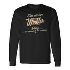 Winkler Das Ist Ein Winkler Ding Das Ist Ein Winkler Ding S Langarmshirts