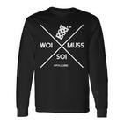 Woi Muss Soi Pfalz Weinschorle Palatine Langarmshirts