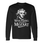 Wolfgang Amadeus Mozart Portrait Salzburg Operaienna Classic Langarmshirts