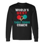 World Best Table Tennis Trainer Langarmshirts