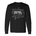 Zetel Zetel Meine Hauptstadt Langarmshirts