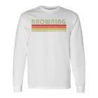 Browning Last Name Retrointage 80S Birthday Langarmshirts