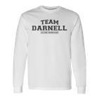 Damen Team Darnell Stolzer Familienname Nachname Mit-Ausschnitt Langarmshirts