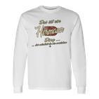 Das Ist Ein Hermann Ding Family Hermann Langarmshirts