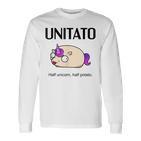 Einhorn-Kartoffel- Unitato- Langarmshirts