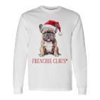 Frenchie Claus French Bulldog Christmas Langarmshirts