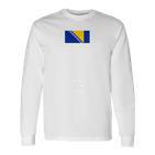 Kadric Bosnia Flag Surname Crest Emblem Crest Langarmshirts