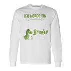 Kinder Ich Werde Ein Großer Bruder 2025 Dinosaur Baby Langarmshirts