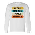 Morgan Retro Morgan Nachname Morgan Langarmshirts