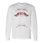 Oneal Blood Runs Through Myeins Last Name Family S Langarmshirts