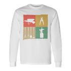 Retro Garden Tool Gardening For Gardeners Langarmshirts