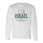 Retro Styleintage Israel S Langarmshirts