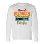 Schmidt Nachname Schmidt Kapuzenjacke Langarmshirts