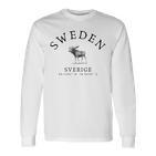 Sweden Sverige Scandinavia Midsommar Swedish Langarmshirts