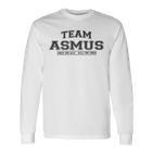 Team Asmus Stolze Familie Nachname Geschenk Langarmshirts