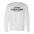 Team Lehmann Proud Family Last Name Gray Langarmshirts