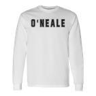 Team O'neale Surname Familia Proud Family Langarmshirts