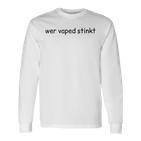 Whoaped Stinkt Lettering Langarmshirts