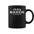 Damen Team Baber Stolzer Familiennachname Nachname Geschenk Mit-Ausschnitt Tassen