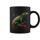 Lizard Lizard Colourful Colour Animal Favourite Animal Fan Tassen