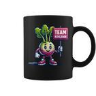 Team Kohlrabi Kohlrabi Mascot egetable Tassen