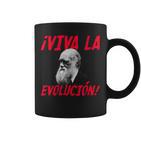 Viva La Evolución Charles Darwin Portrait Boys Tassen