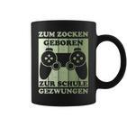 Zum Zocken Geboren Kinder Gamer Gamer Gamer Idea Tassen