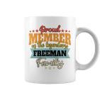 Freeman Nachname Freeman Tassen