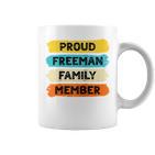 Freeman Retro Freeman Nachname Freeman Raglan Tassen