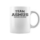 Team Asmus Stolze Familie Nachname Geschenk Tassen