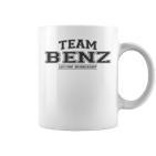 Team Benz Proud Family Name Last Name Gray Tassen