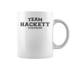 Team Hackett Stolzer Familiennachname Nachname Tassen