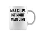 Women's Mea Culpa Ist Nicht Mein Ding Blue Tassen