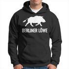 Berliner Löwe Wildschwein Geschenkidee Kapuzenpullover