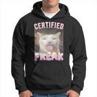 Cat Certified Freak Kapuzenpullover